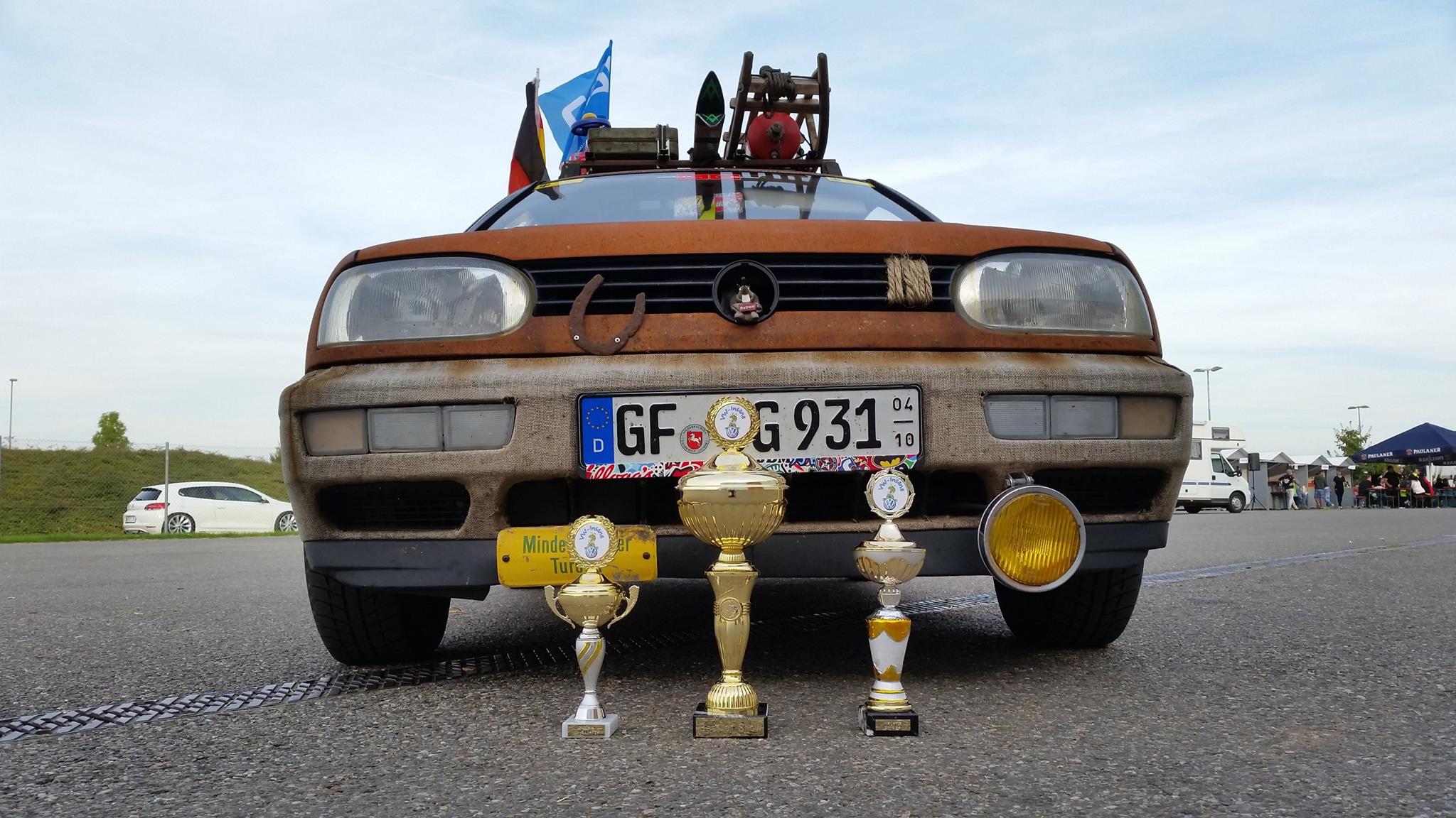 Rostlack VW-Golf Pokalsieger